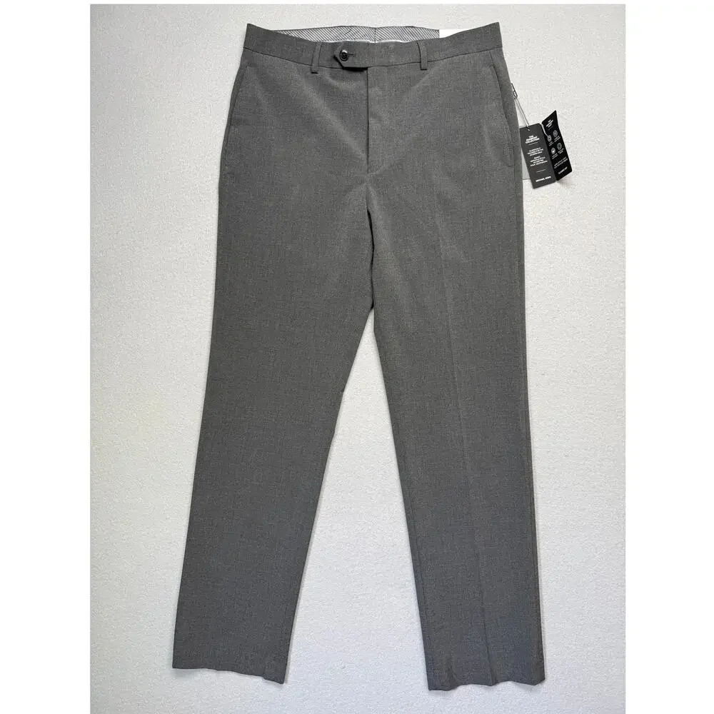 Michael Kors Men's Classic Fit Fall Pattern Pants  Dark Gray 32x32 $95